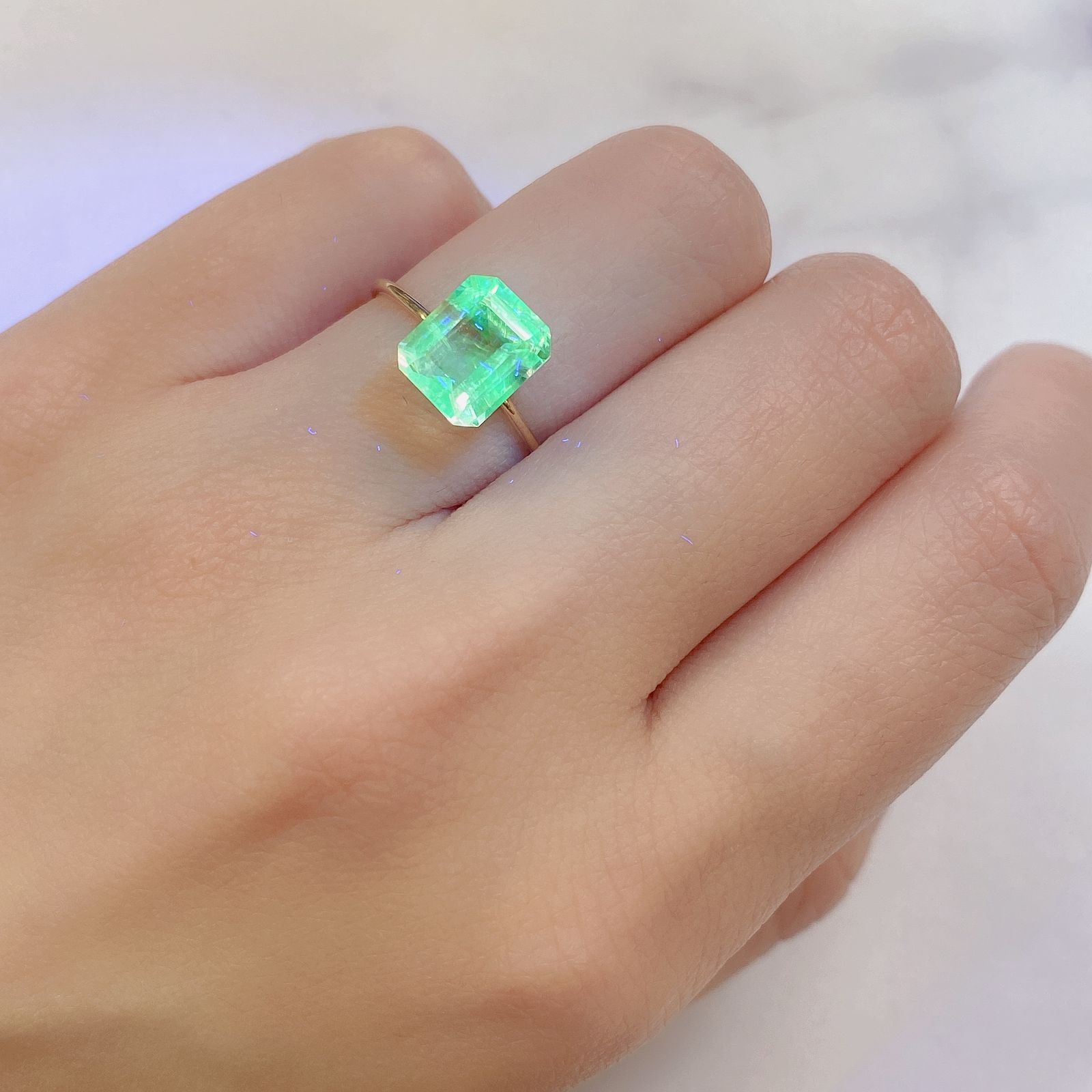 ハイアライトオパール(宝石名オパール) メキシコ産 1.78ct 識別済[20106373]8.7×7.2mm前後