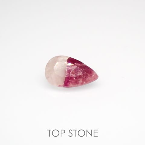 トルマリンインクォーツ ブラジル産 1.55ct[230220445]10.6x6.6mm前後