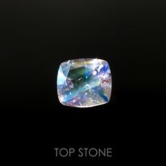 レインボームーンストーン(宝石名ラブラドライト)タンザニア産 1.33ct 識別済[220717203]7.4x6.7mm前後