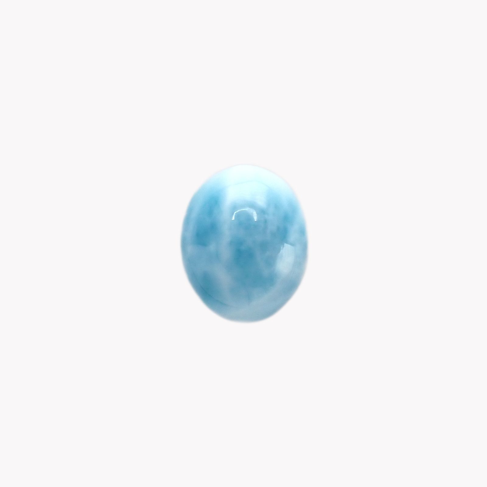 ラリマー(宝石名ブルー・ペクトライト) ドミニカ共和国産 3.29ct 識別済[210913261]10.1×8.1mm前後