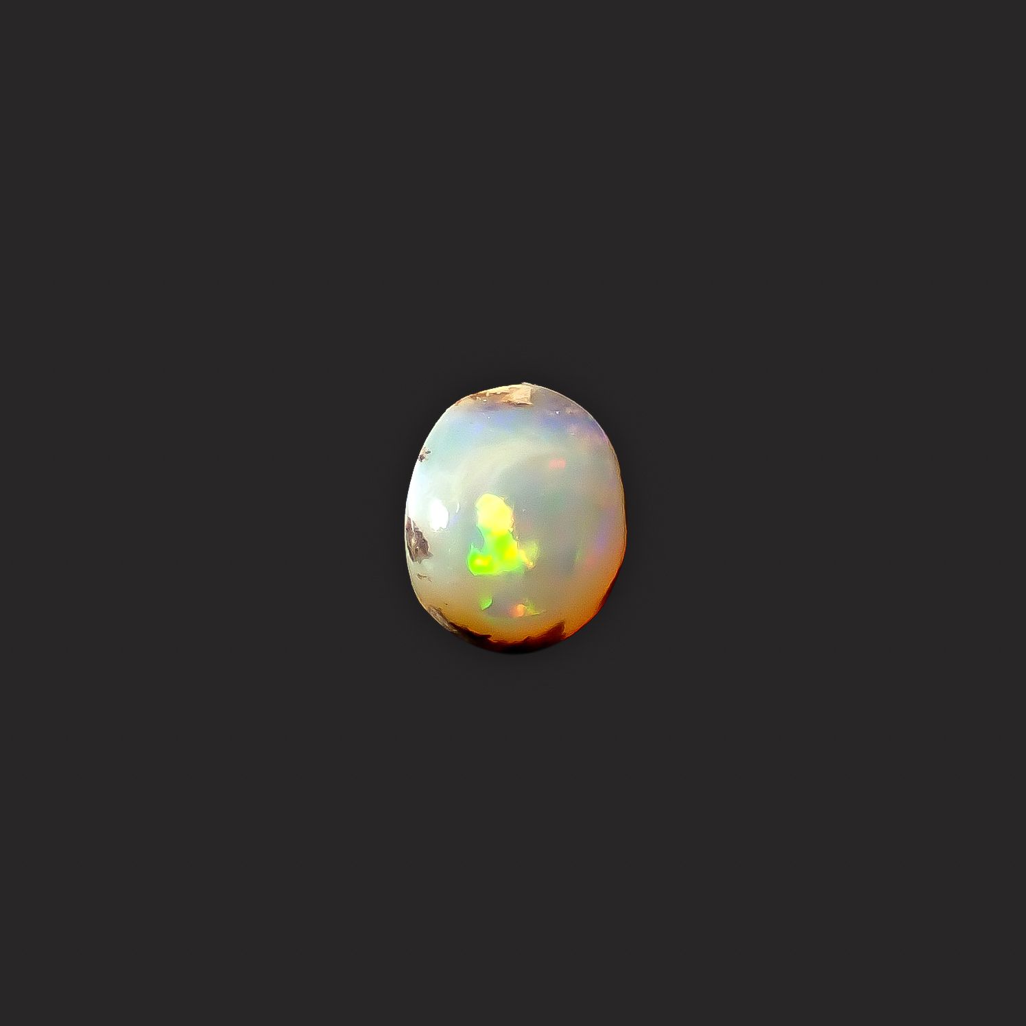 ウッドオパール オーストラリア産 0.32ct / 4.7x3.9mm前後 [251031197]