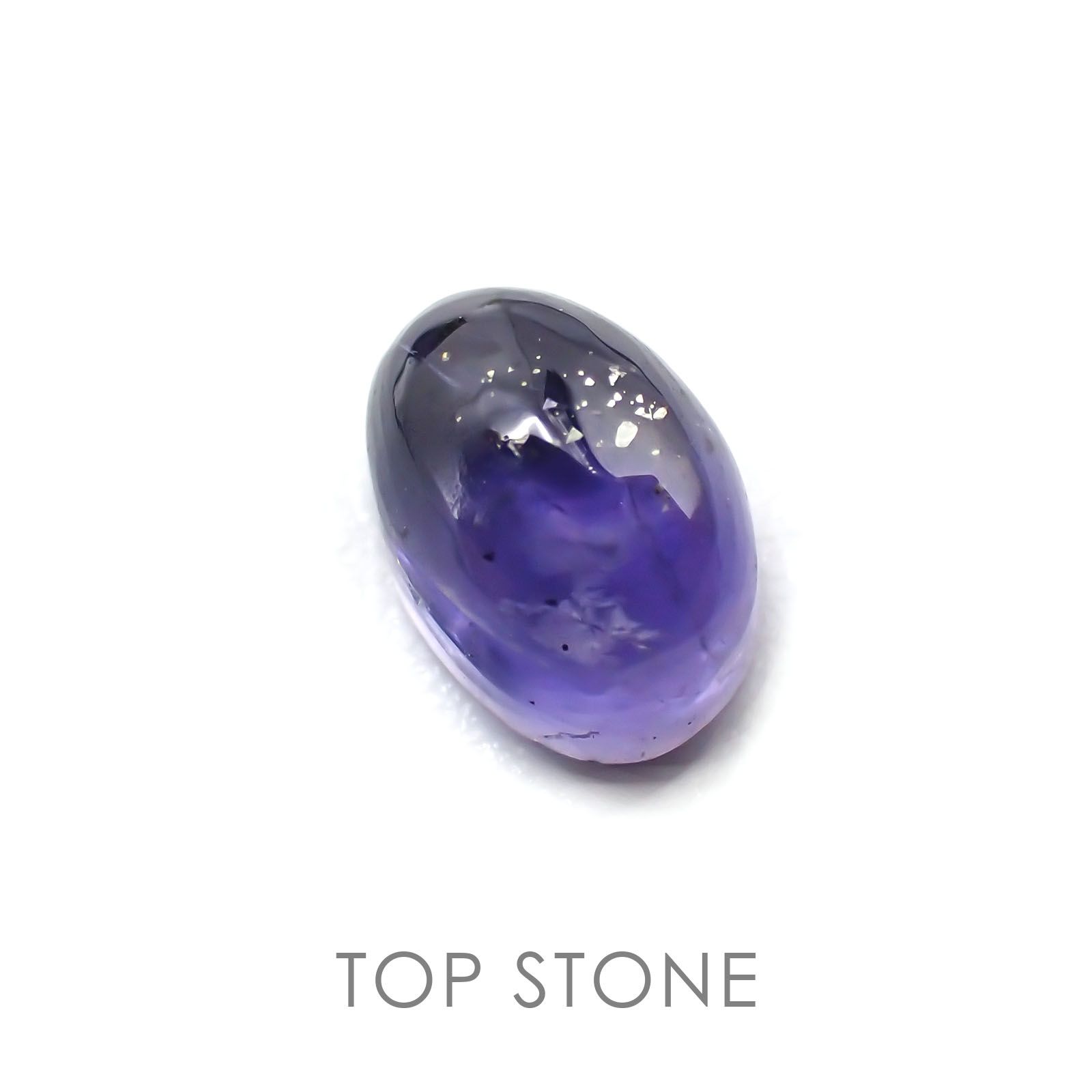 アイオライトサンストーン ブラジル産 ルース 0.64ct[21019610]6.1×4mm前後