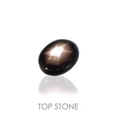 ブラックスターサファイア(宝石名ブラック・スターサファイア) タイ産 4.06ct 識別済[210912920]11.4×8.6mm前後