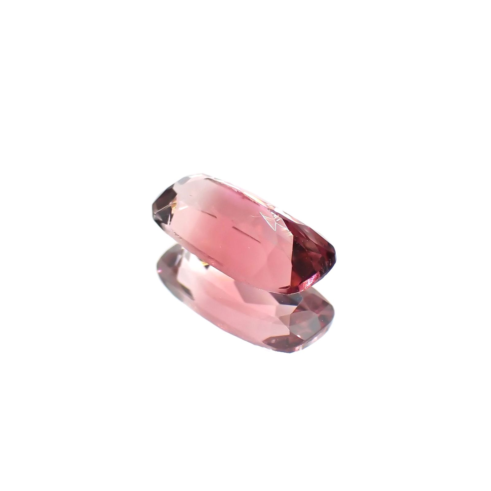 バイカラートルマリン(宝石名バイカラー・トルマリン) コンゴ民主共和国産 1.588ct ソ付(彩珠)[211013607]10.3×5.1mm前後