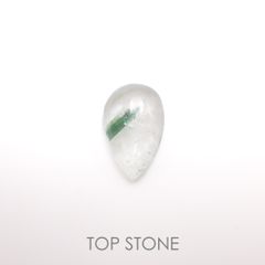 グリーントルマリンインクォーツ ブラジル・ミナスジェライス州産 8.58ct[221018315]19.3x12.1mm前後