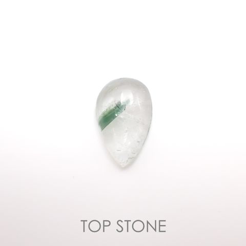 グリーントルマリンインクォーツ ブラジル・ミナスジェライス州産 8.58ct[221018315]19.3x12.1mm前後