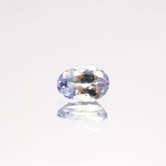 バイカラータンザナイト(宝石名ゾイサイト)タンザニア産 0.49ct 識別済[220515898]6.1x4.1mm前後