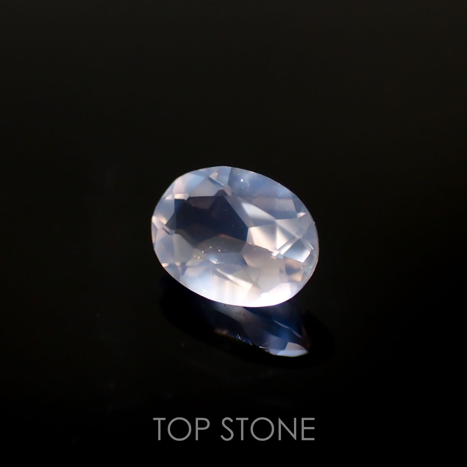 ムーンストーン(宝石名ムーンストーン)インド/スリランカ産 0.68ct 識別済[211113677]7x5.1mm前後