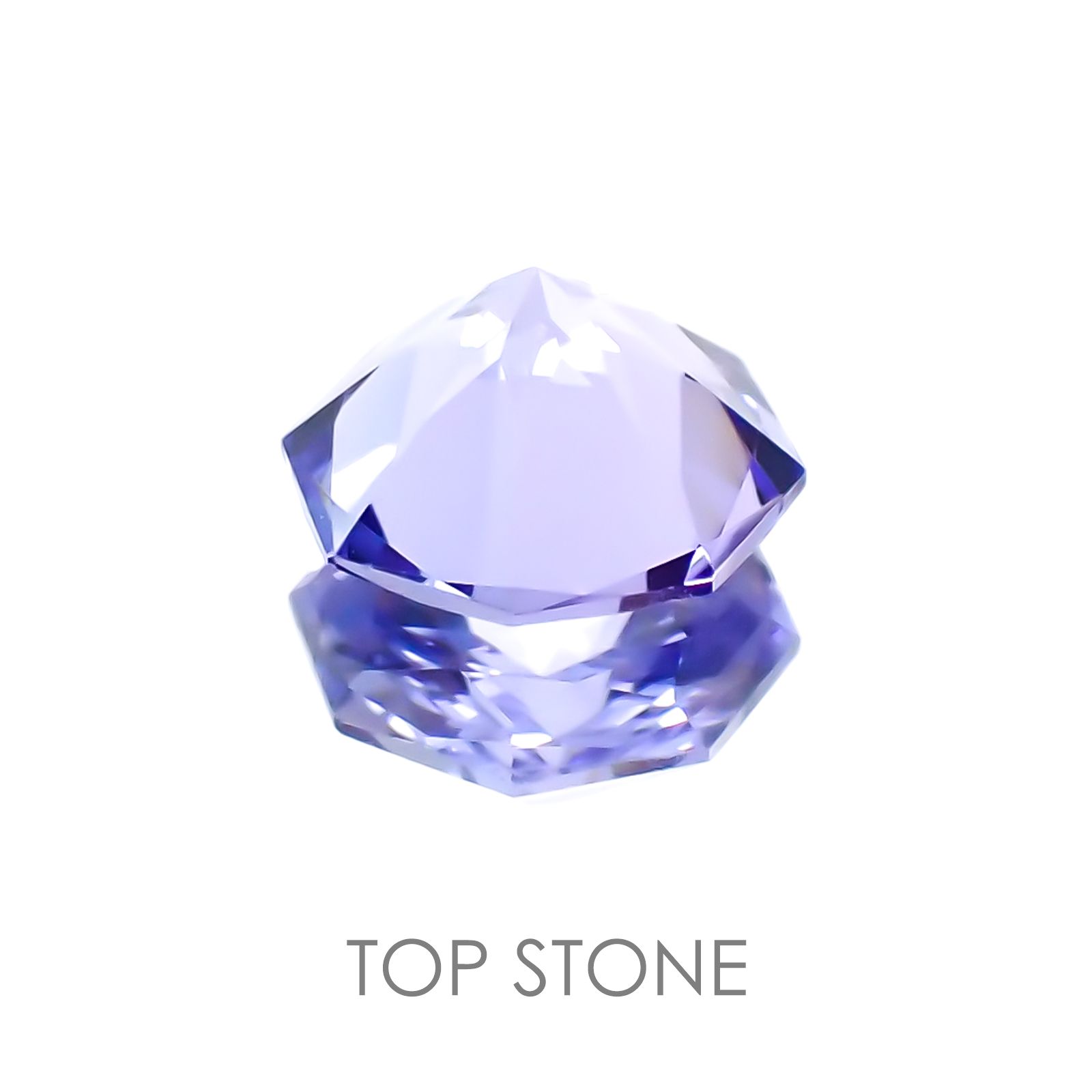 ◇オクタゴンカット◇タンザナイトSA(宝石名タンザナイト) タンザニア産 0.47ct 識別済[20118081]5×5mm前後