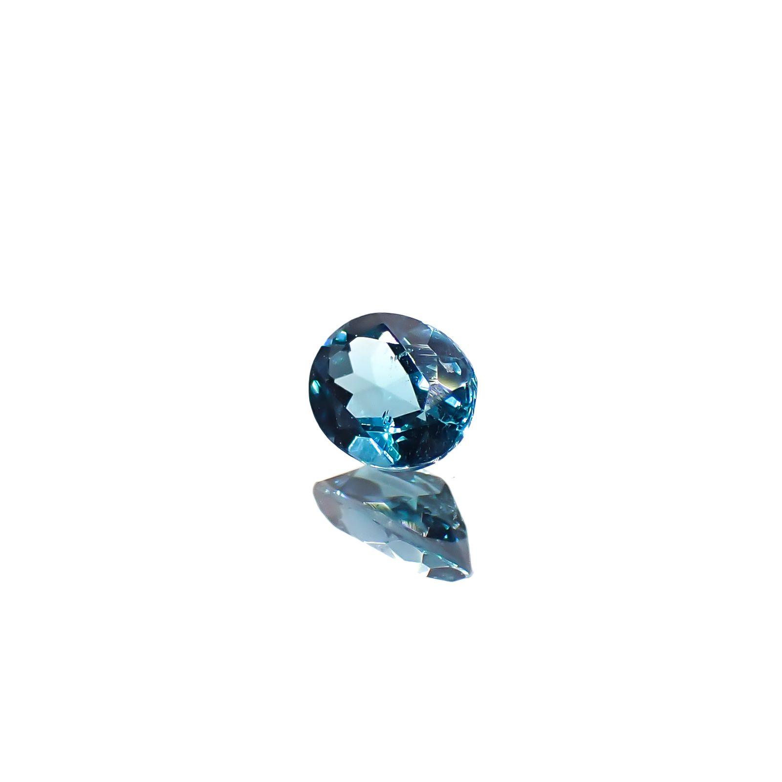 ブルーグリーントルマリン ブラジル産 0.16ct[240628033]4x2.9mm前後