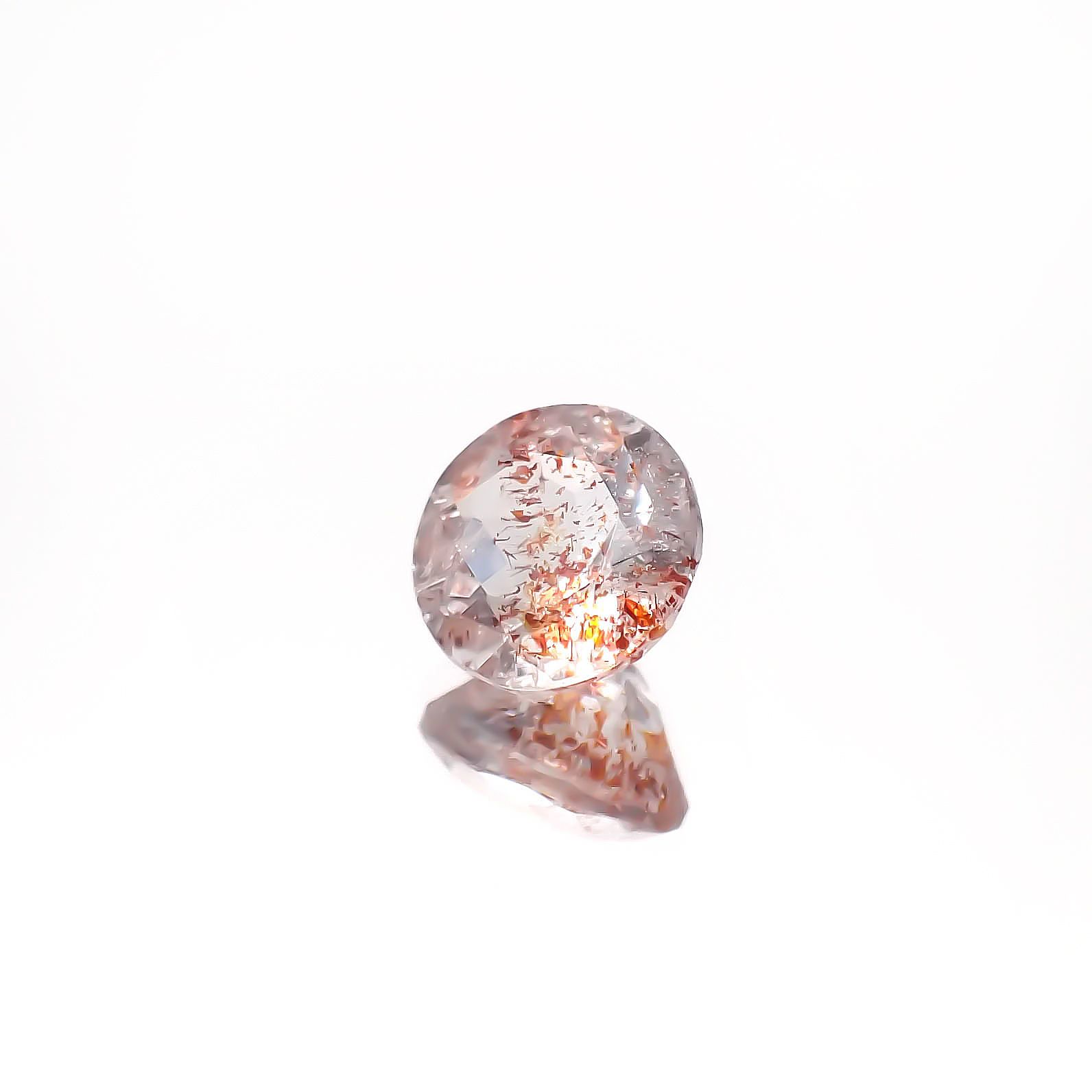 ファイヤークォーツ ナイジェリア産 1.81ct[240326710]7.9x7.9mm前後