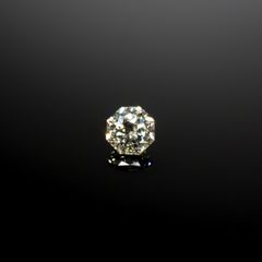 ◇オクタゴンカット◇ダイヤモンド 0.12ct[240427039]3x2.9mm前後