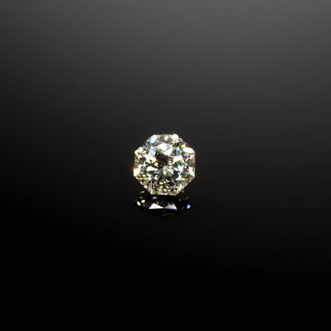 ◇オクタゴンカット◇ダイヤモンド 0.12ct[240427039]3x2.9mm前後