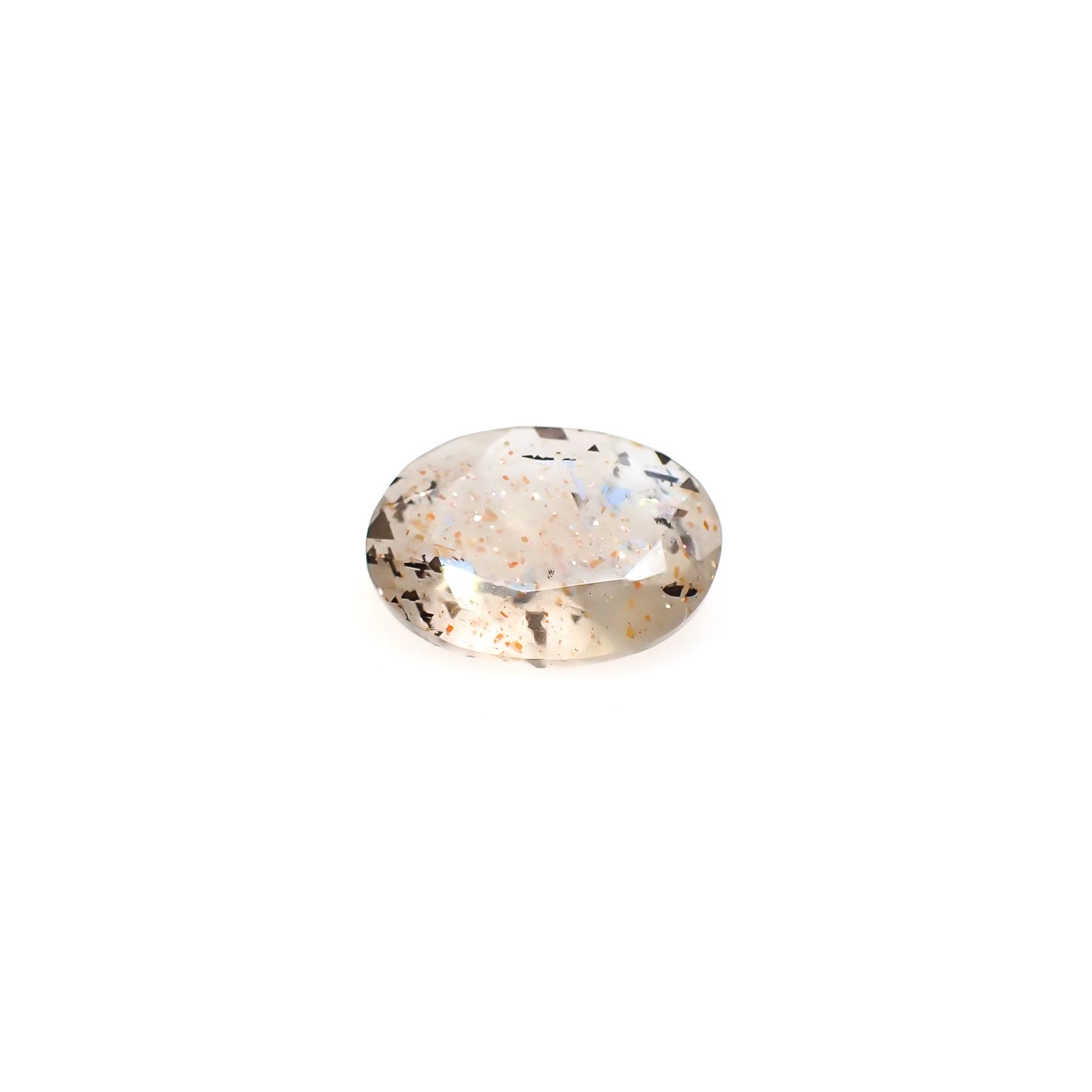 レインボーラティスサンストーン オーストラリア産 1.87ct [250229851]10.6x7.8mm前後