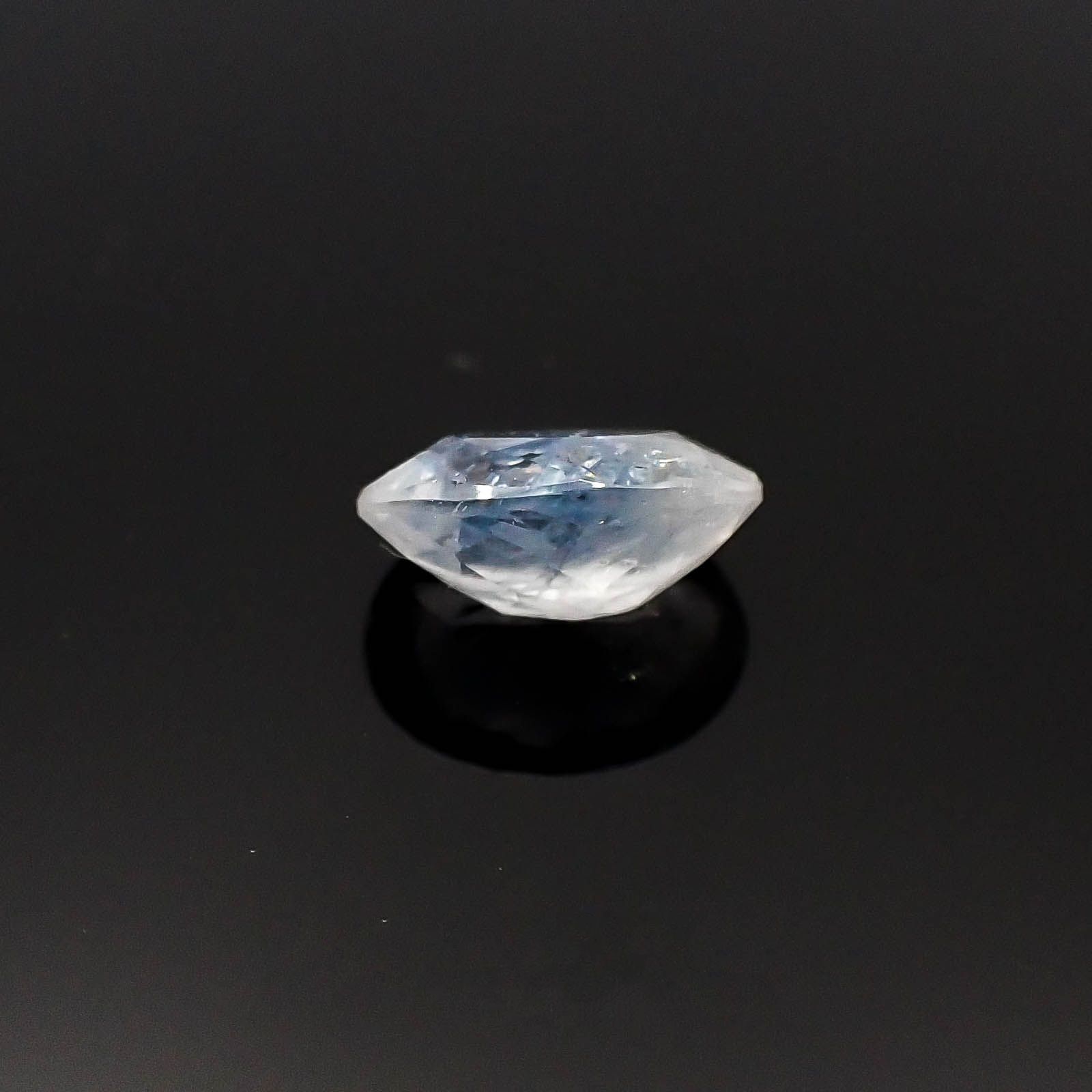 ユークレース(宝石名ユークレース) ブラジル産 0.580ct ソ付(彩珠)[20094506]6.5×4.4mm前後