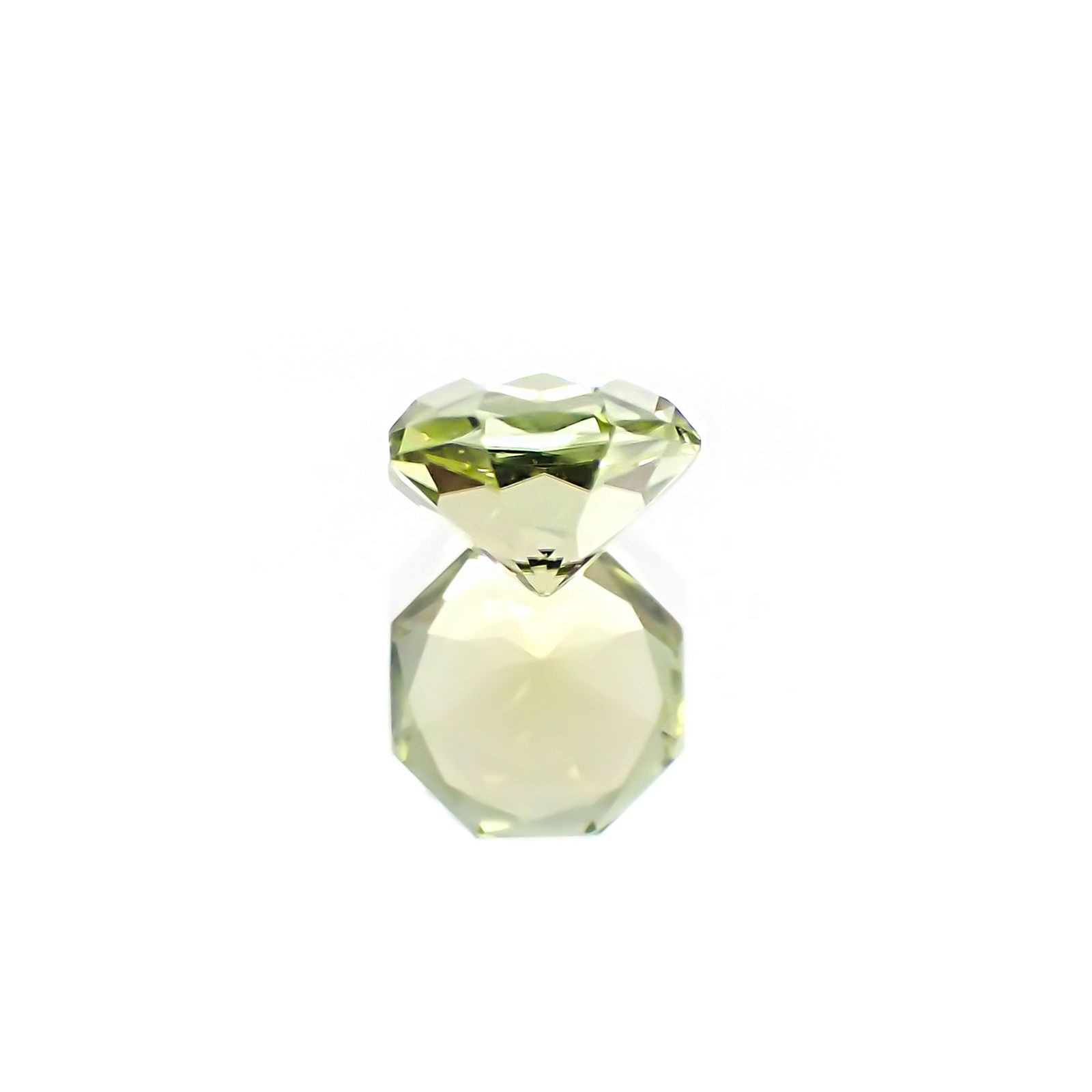 ◇オクタゴンカット◇イエロートルマリン(宝石名トルマリン)ブラジル産 識別済 0.56ct / 5.1x5.1mm前後 [260424205]