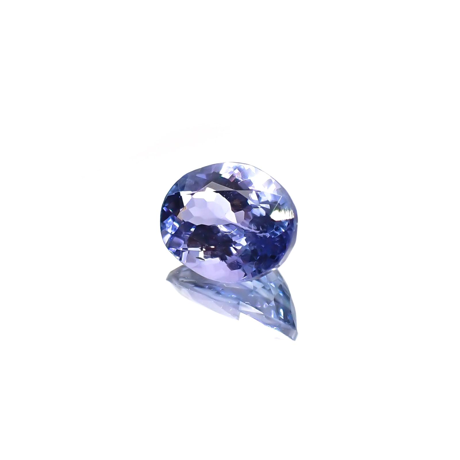 タンザナイト(宝石名タンザナイト) タンザニア産 1.63ct 識別済[210711835]8.5×6.4mm前後