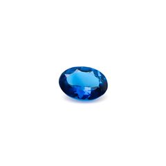 ディープブルーアパタイト マダガスカル産 0.72ct / 7.1x5.1mm前後 [260732596]
