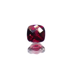 ◇チェッカーカット◇アントヒルガーネット(クロムパイロープガーネット) アメリカ・アリゾナ州産 0.38ct[230722883]4.1x4.1mm前後