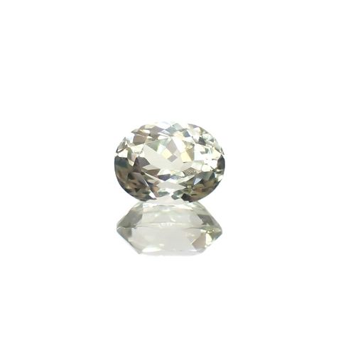 シリマナイト(宝石名シリマナイト)インド産 識別済 1.84ct / 8.1x6.2mm前後 [221018462]