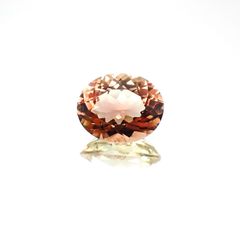 バイカラーオレゴンサンストーン(宝石名バイカラー・ラブラドライト)アメリカ・オレゴン州産 2.310ct ソ付(彩珠)[231124119]9.9x7.9mm前後