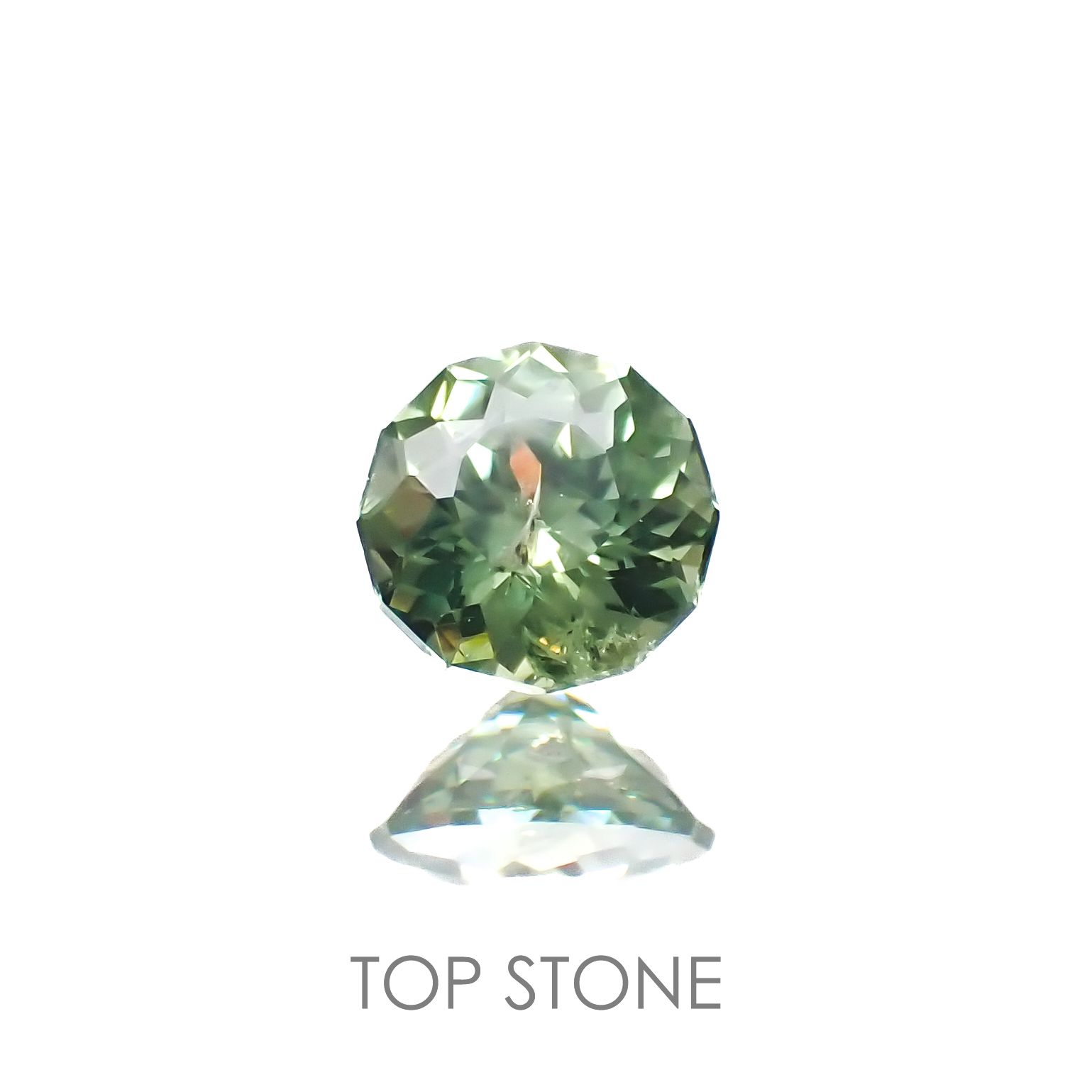 ◇カスタムカット◇デマントイドガーネット ナミビア産 0.40ct[220917671]4.5x4.4mm前後