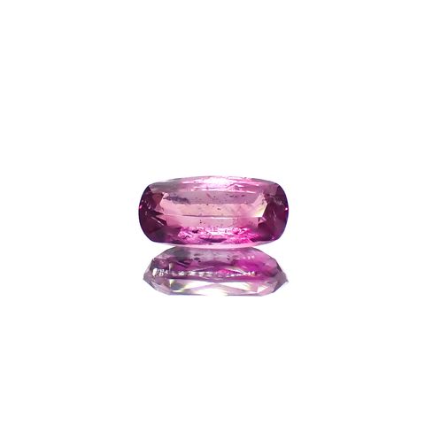 パープルサファイア 非加熱 パキスタン・カシミール地方産 0.77ct[240628404]7.4x3.7mm前後