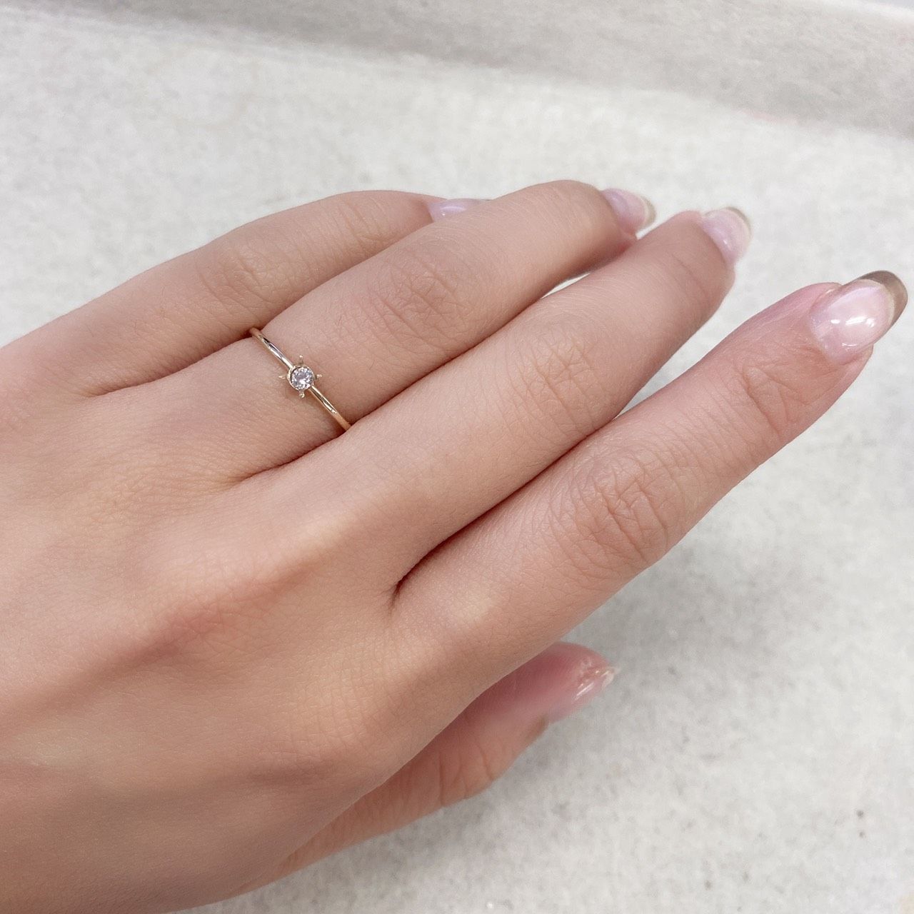 ピンクダイヤモンド(宝石名ダイヤモンド) I-1 / LIGHT PINK 0.05ct ソ付(CGL)[210711790]2.3×2.4mm前後