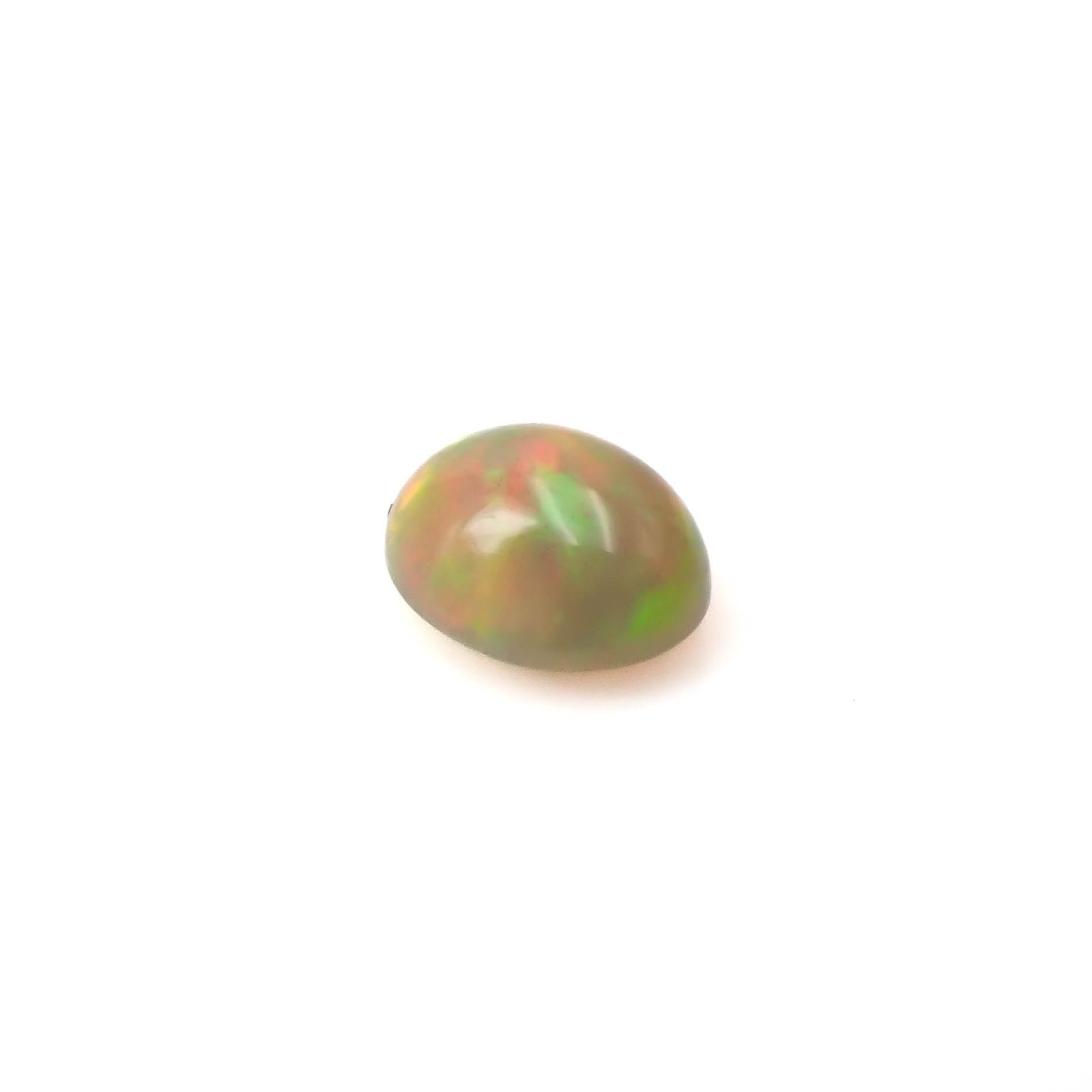 ブラックオパール(宝石名オパール/加熱処理)エチオピア産 3.42ct 識別済[240226258]12.4x10mm前後