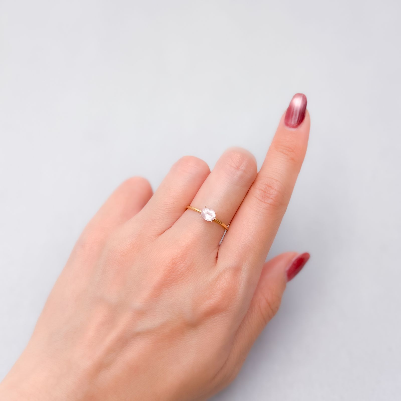 ローズクォーツ(宝石名ローズ・クォーツ)マダガスカル産 0.46ct