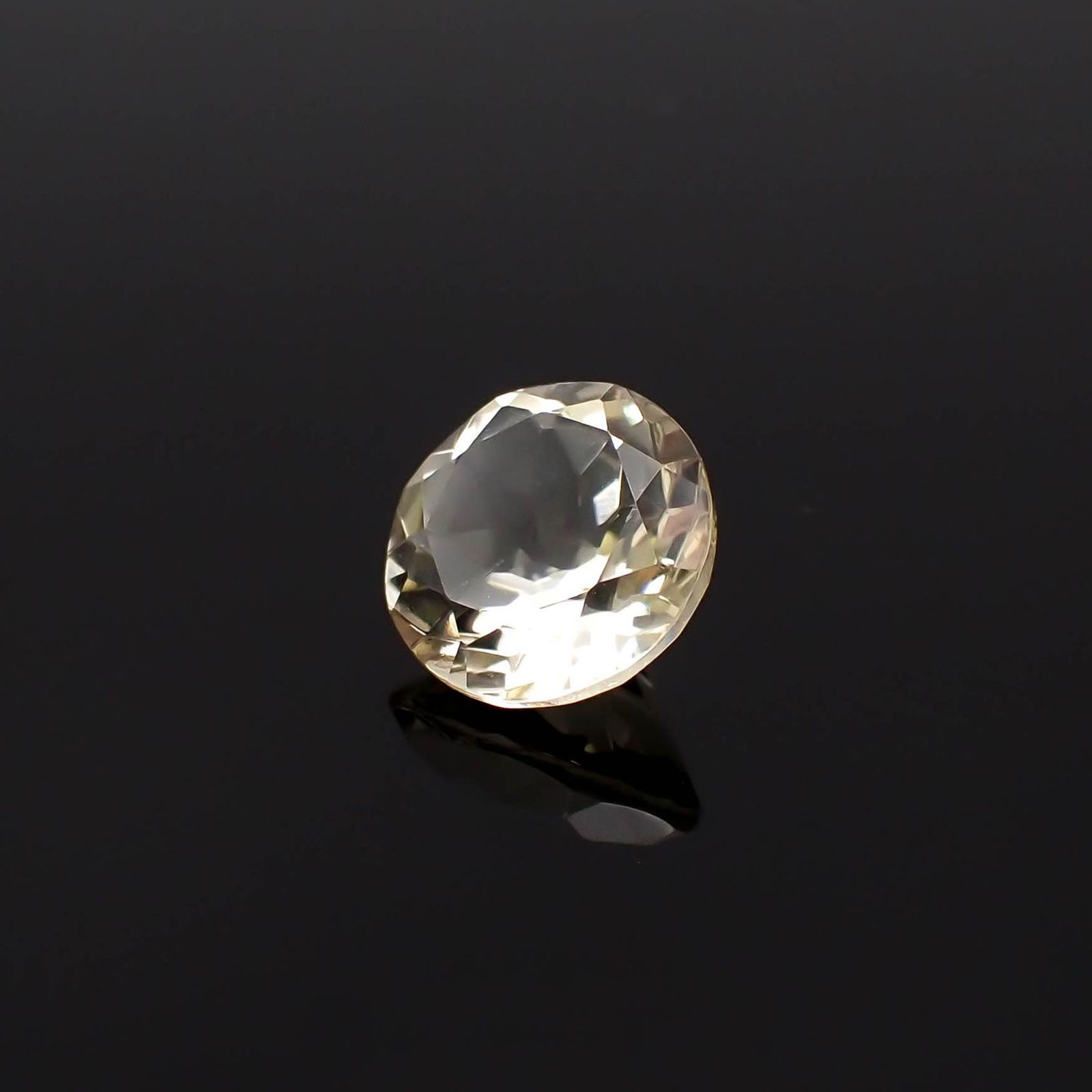 ゴールデンラブラドライト メキシコ産 2.62ct [230220358]9.2x9.1mm前後