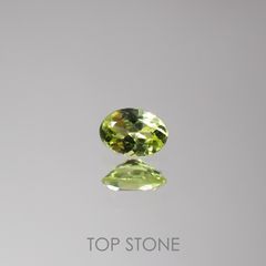 パロットクリソベリル(宝石名クリソベリル)インド産 0.18ct 識別済[220616423]4.1x3mm前後