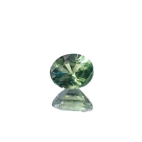グリーンクリソベリル(宝石名クリソベリル)スリランカ/マダガスカル産 0.32ct 識別済[231225024]4.3x3.6mm前後