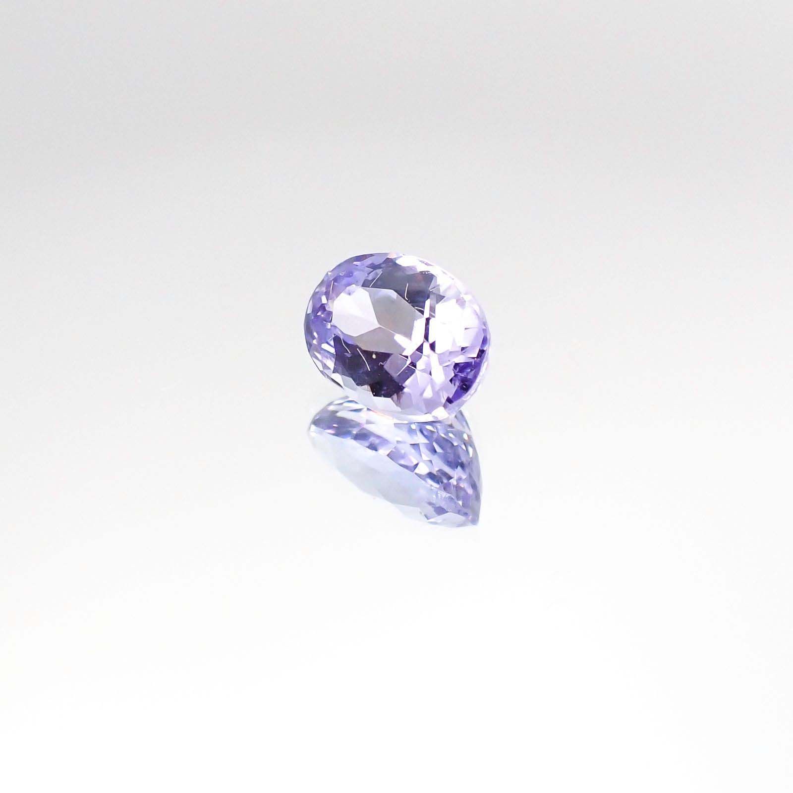 タンザナイト(宝石名タンザナイト)タンザニア産 1.17ct 識別済[230723005]7.1x5.1mm前後
