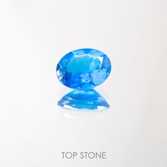 ネオンブルーアパタイト(宝石名アパタイト) マダガスカル産 1.27ct 識別済[211013057]8×6.1mm前後