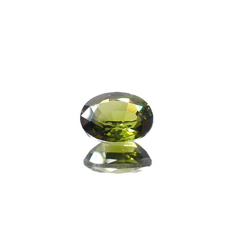 グリーンジルコン スリランカ/カンボジア産 1.03ct[240929087]6.7x5.1mm前後