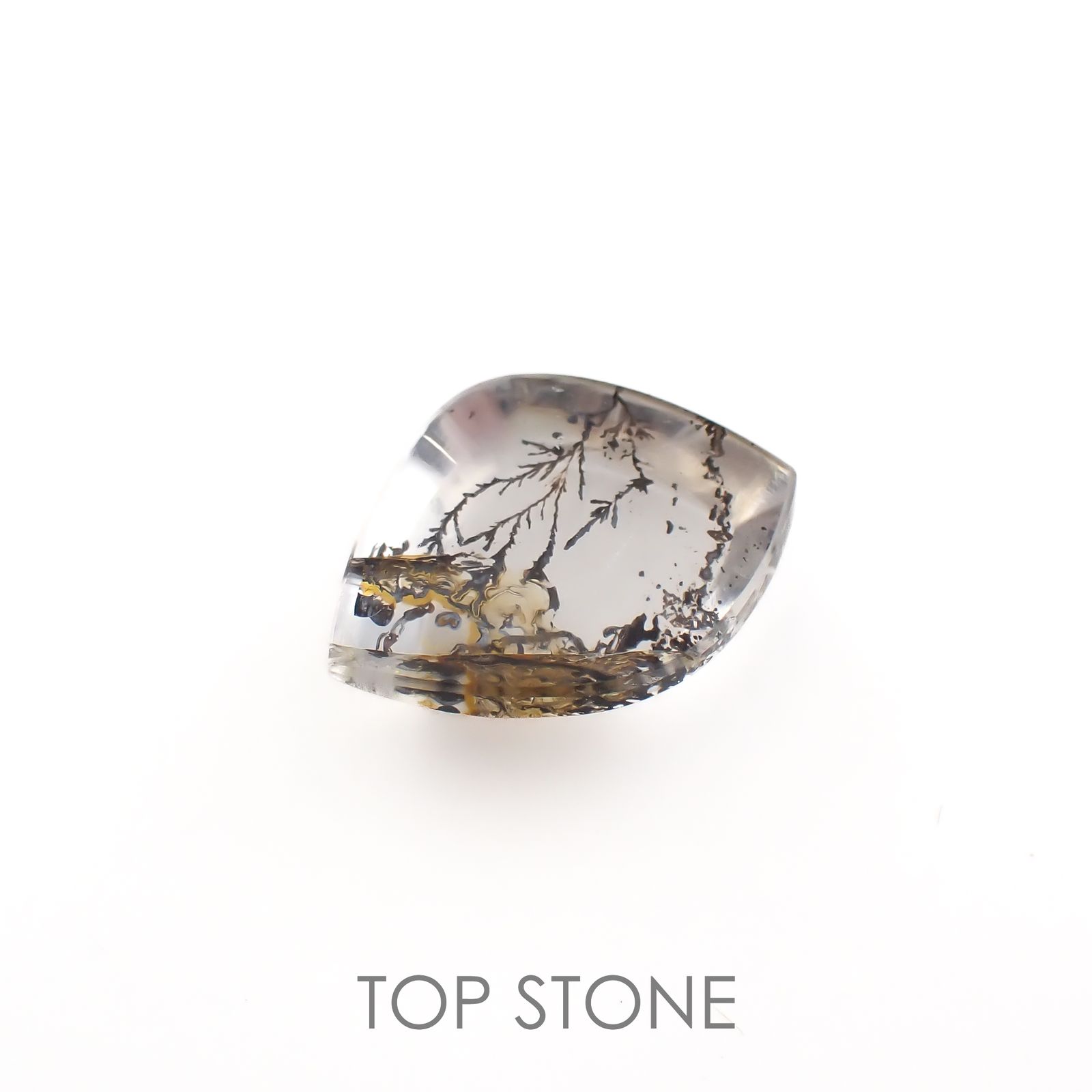 デンドリチッククォーツ ブラジル産 3.95ct[220817334]13.3x10.2mm前後