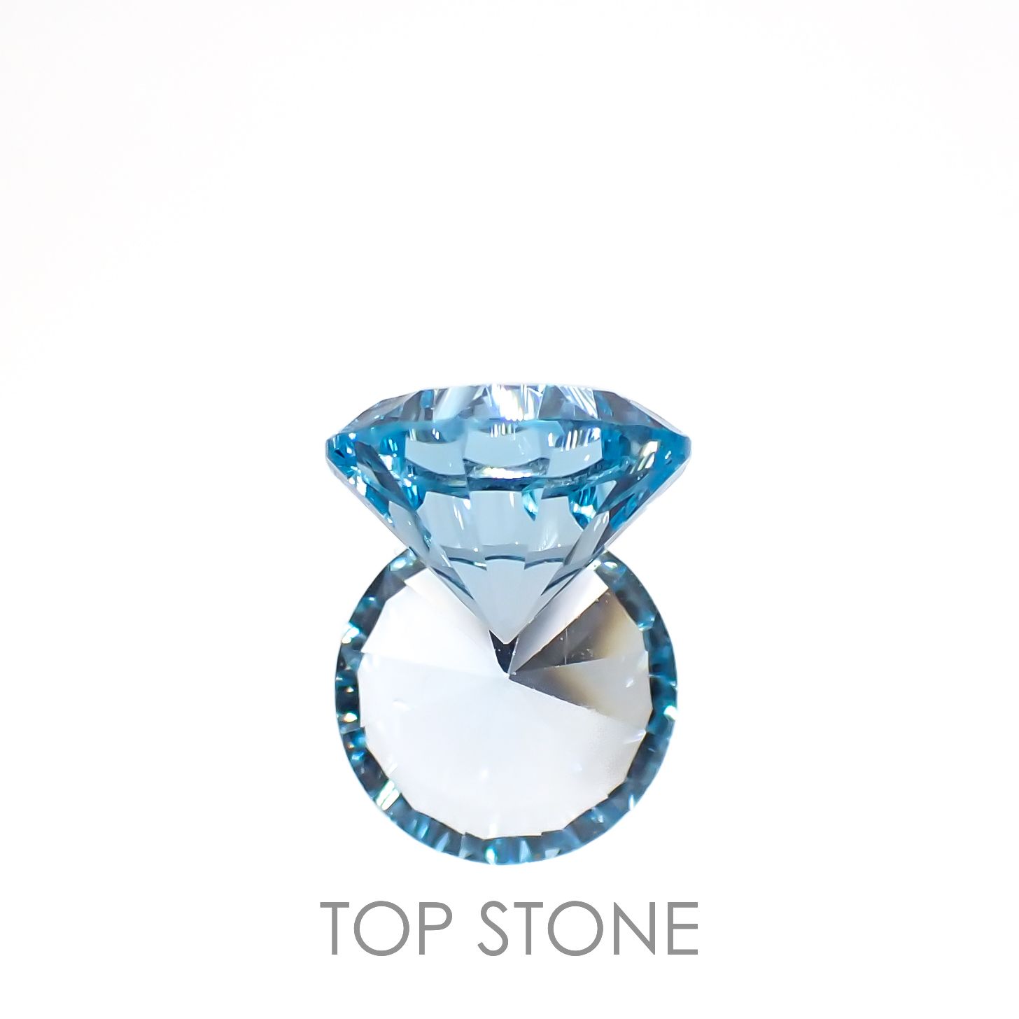 ブルートパーズ ブラジル産 3.90ct[221219345]9.9x9.9mm前後