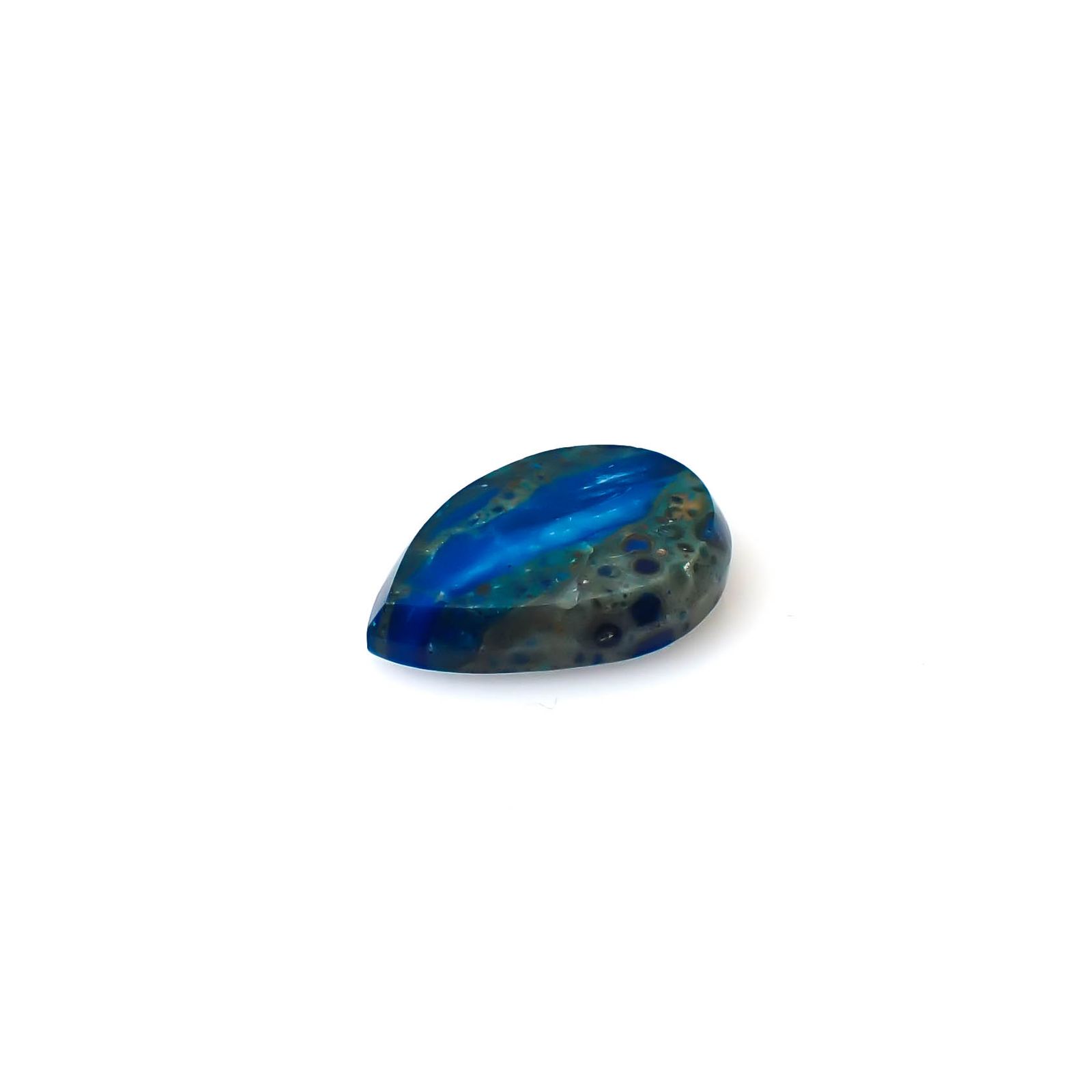 ブルーオパール ペルー産 3.24ct [250430263]15x10.5mm前後