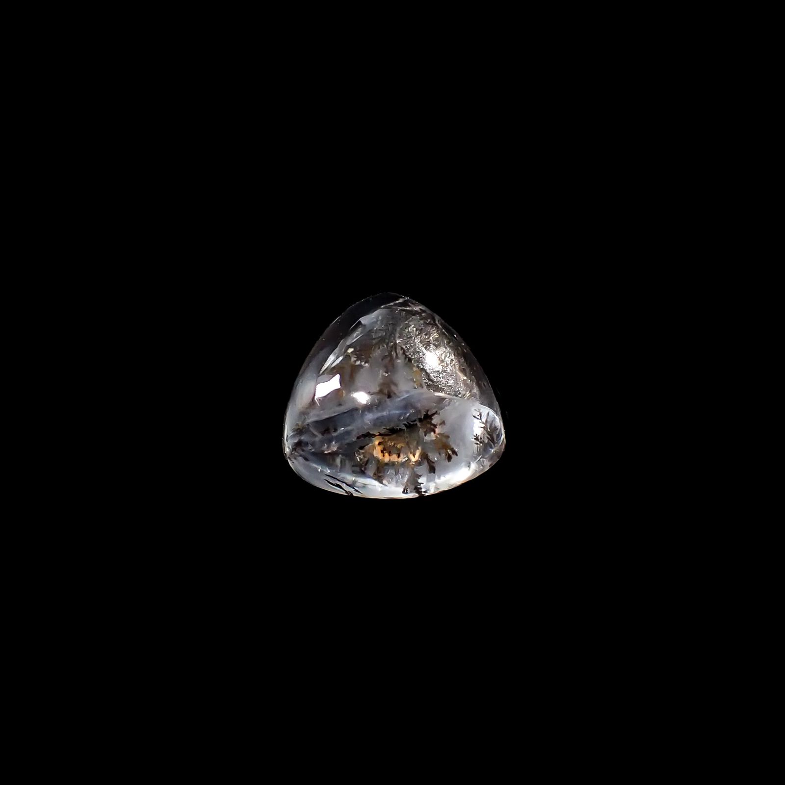 デンドリチッククォーツ ブラジル産 2.33ct[231225130]8.9x8.7mm前後