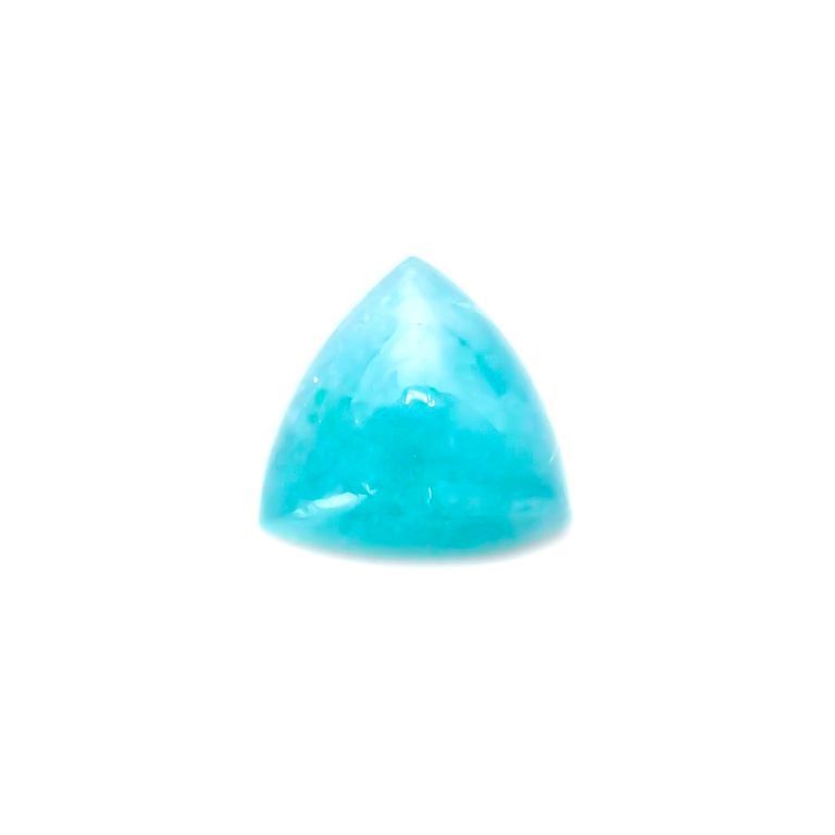 パライバトルマリン(宝石名トルマリン/別名パライバ・トルマリン) ブラジル・パライバ州バターリャ鉱山産 1.00ct 識別済[21048691]6.8×6.8mm前後