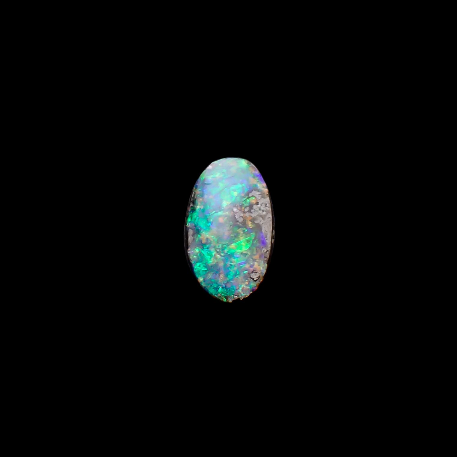 ボルダーオパール オーストラリア産 0.46ct / 7x4.1mm前後 [260933071]