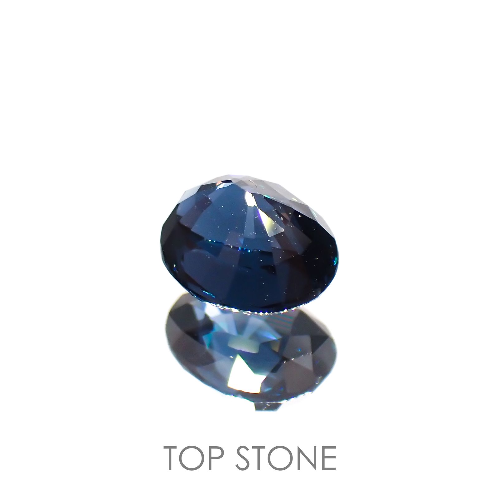 コバルトブルースピネル(宝石名ブルー・スピネル)スリランカ産 1.065ct ソ付(日独)[220113821]6.54x5.25mm前後