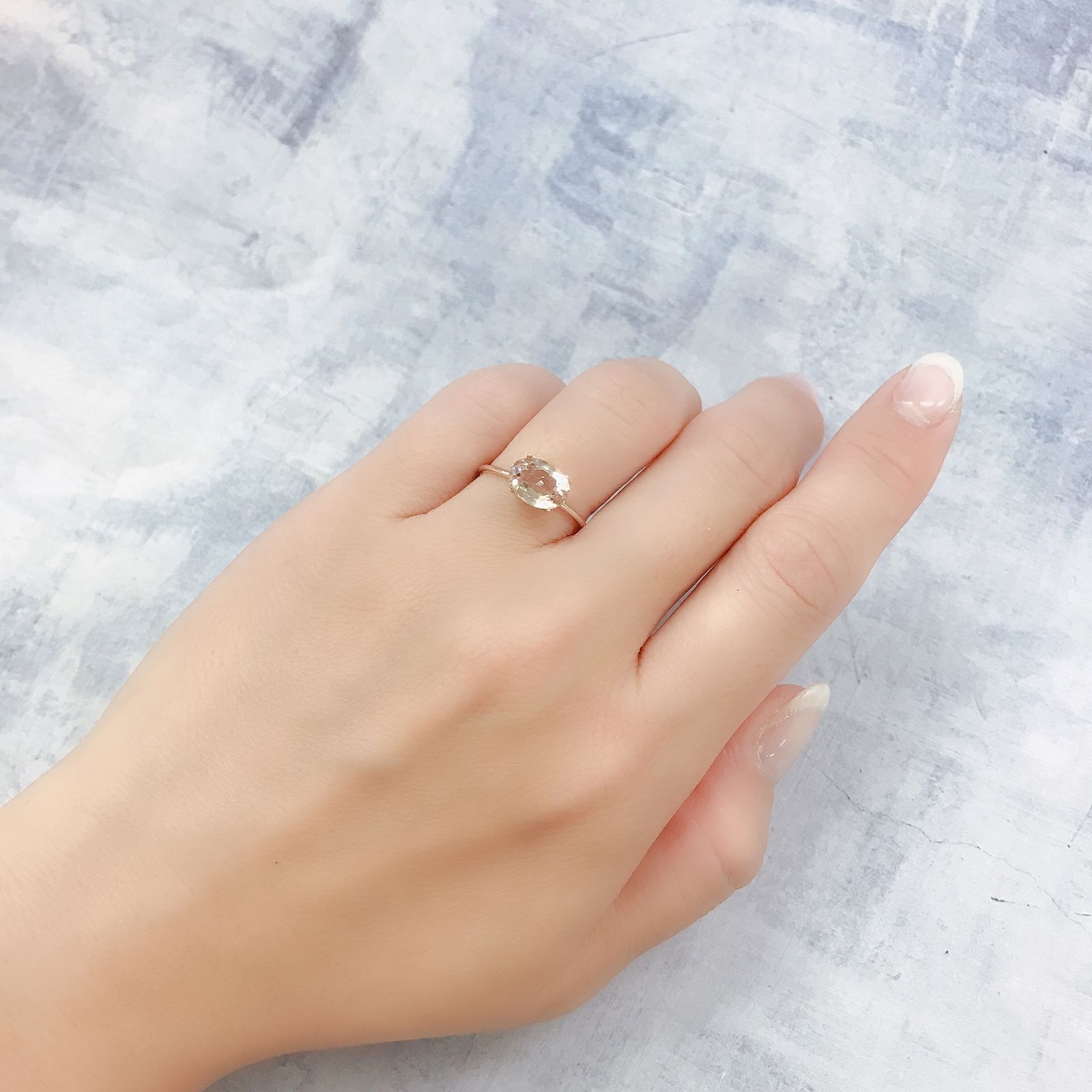 バイカラートルマリン(宝石名トルマリン)コンゴ民主共和国産 1.69ct 識別済[220717024]8.8x6.4mm前後