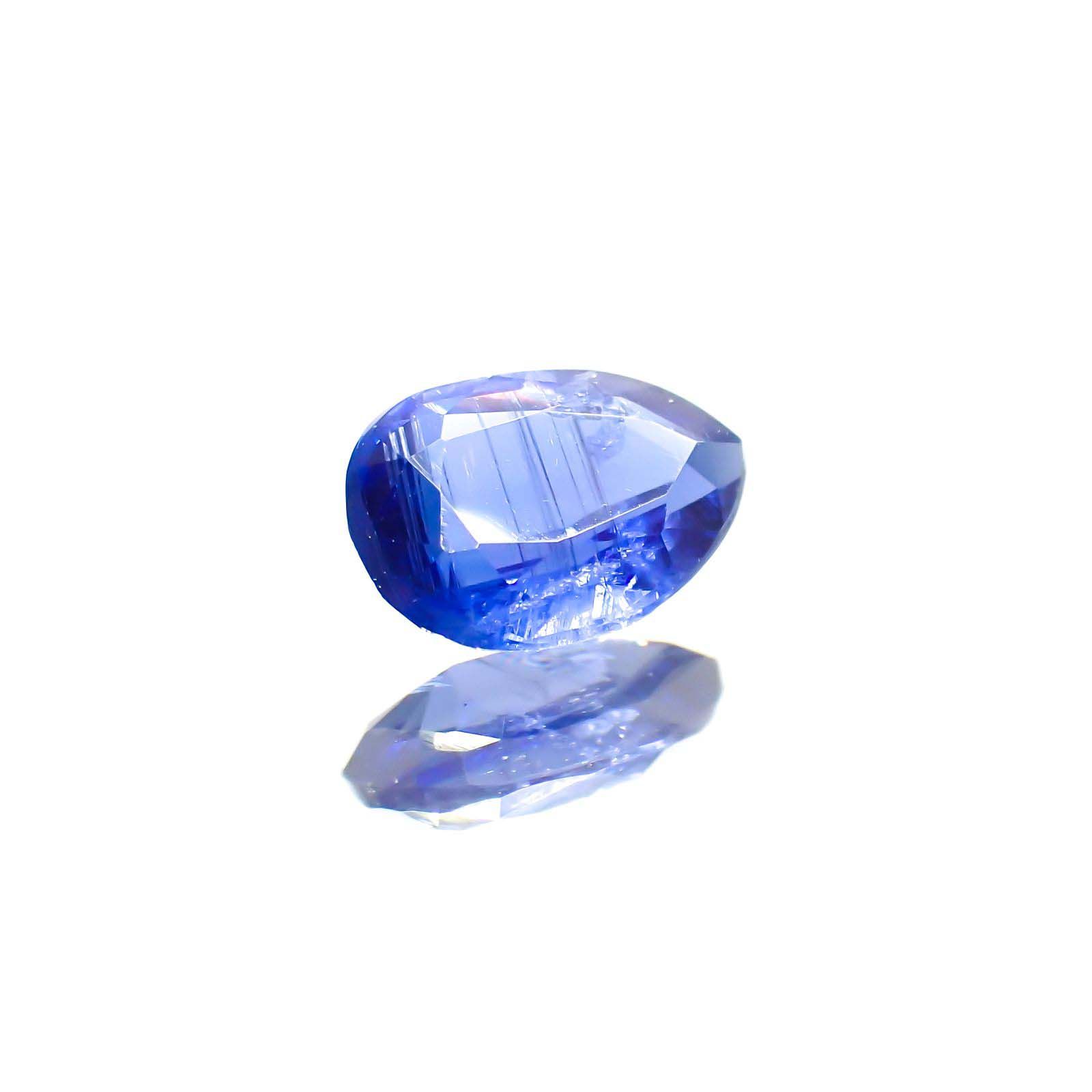 カイヤナイト(宝石名カイヤナイト)ネパール産 0.77ct 識別済[230622474]7.1x5mm前後