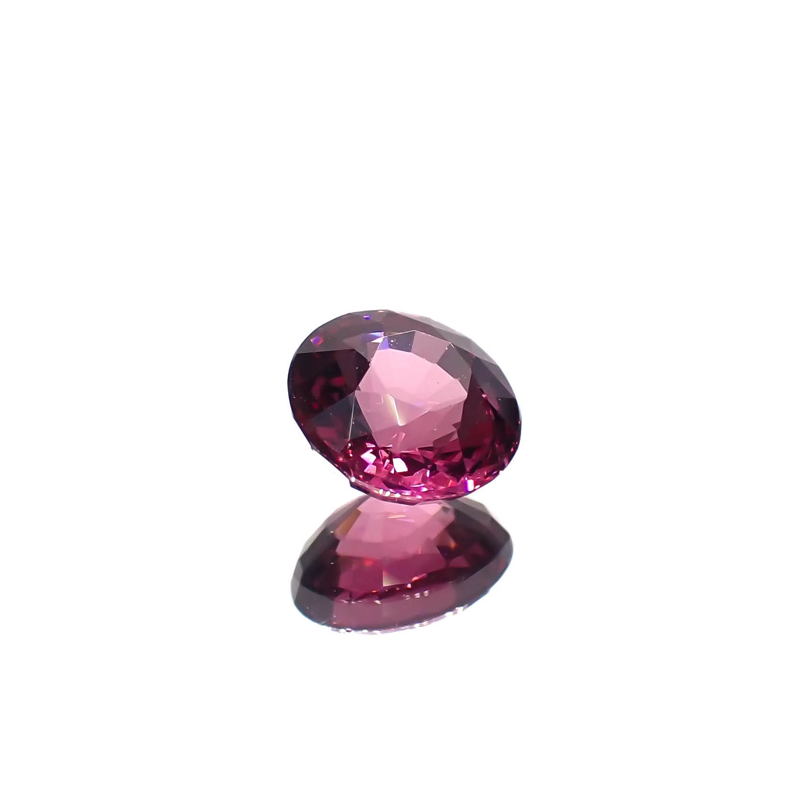 ロードライトガーネット(宝石名ロードライト・ガーネット)ブラジル産 1.28ct 識別済[230421583]6.4x6.4mm前後