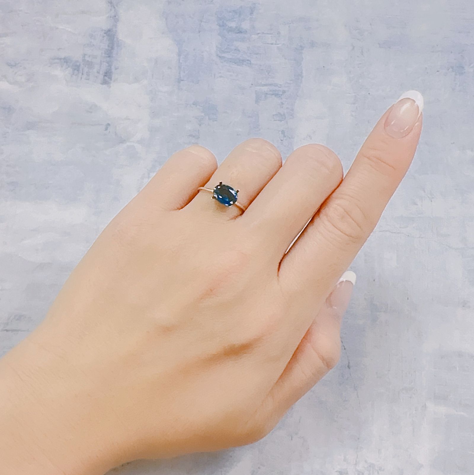 ロンドンブルートパーズ ブラジル産 1.29ct[221219310]7.9x6mm前後
