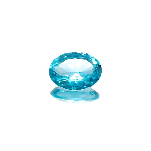 アパタイト(宝石名アパタイト)ブラジル産 識別済 1.21ct / 8.2x6.2mm前後 [251023193]