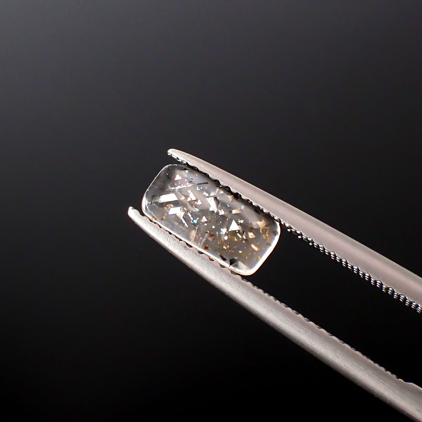 レインボーラティスサンストーン オーストラリア産 0.71ct[230220766]9x4.4mm前後