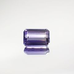 パーティカラータンザナイト(宝石名パーティカラード・ゾイサイト) タンザニア産 0.891ct ソ付(彩珠)[210711850]6.2×4.1mm前後